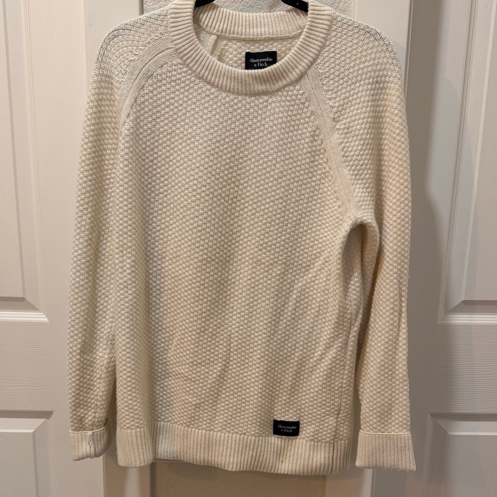 Abercrombie and FitchMen's Cream Sweater